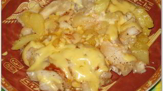 Рецепт Пангасиус с картошкой в духовке