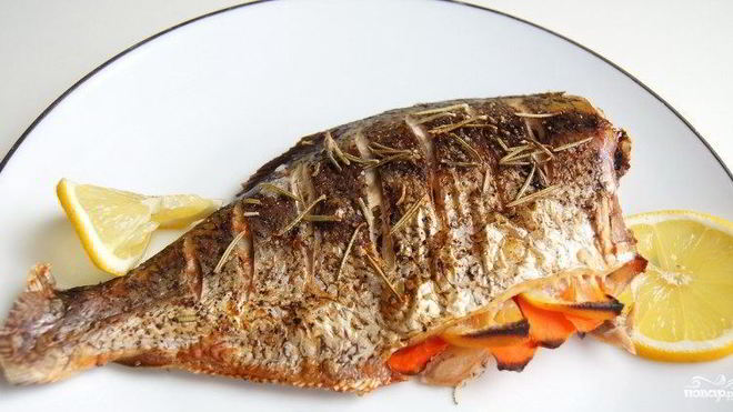 Рецепт Плотва в духовке