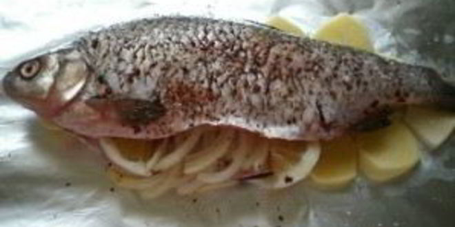 Рецепт плотва в духовке