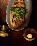 Пряная форель с огурцом