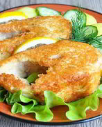 Радужная форель в сырной панировке