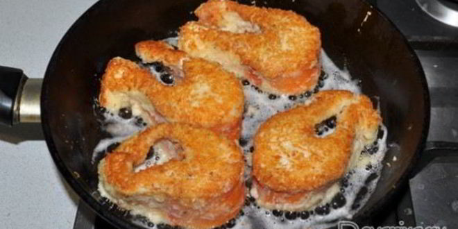 Рецепт радужная форель в сырной панировке