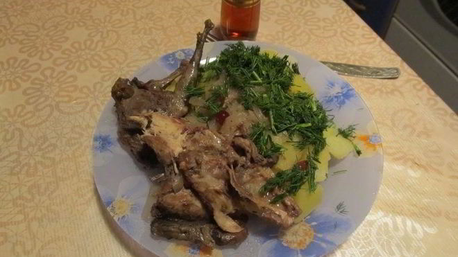 Рецепт Рябчики тушеные