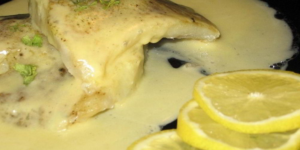 Как приготовить рыба под белым соусом