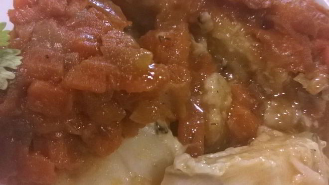 Рецепт Рыба под маринадом из морковки