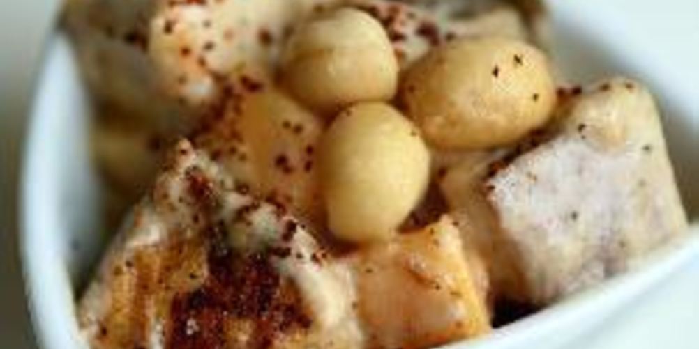 Как приготовить рыба с манго и макадамией в кокосовом соусе