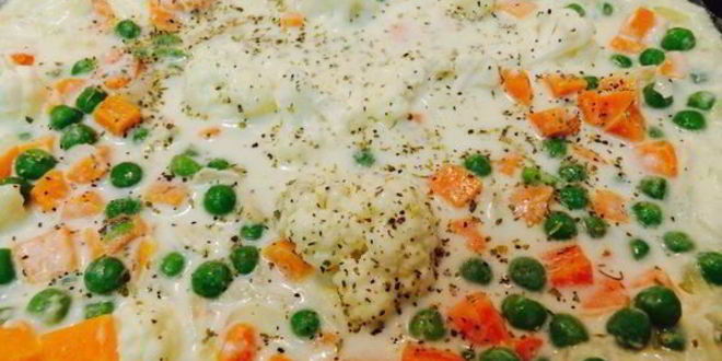 Рецепт рыба с овощами, запеченная под тестом фило