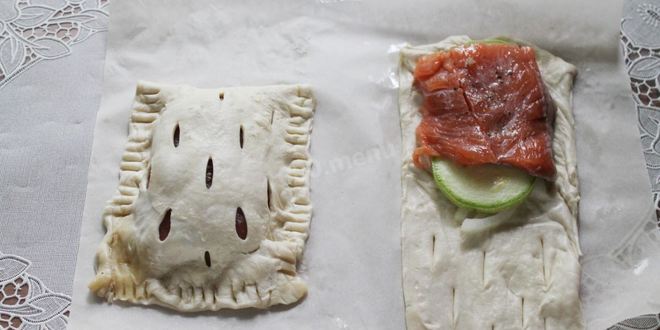 Рецепт рыба в слоеном тесте