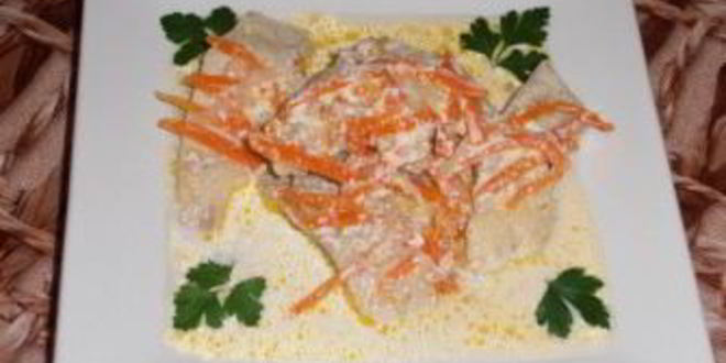 Рецепт рыба в сметане на сковороде