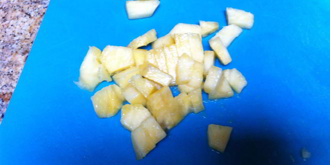 Рецепт рыба, запеченная с ананасом