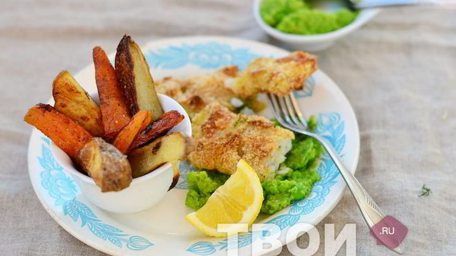 Рецепт Рыба запеченная с картошкой