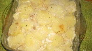 Рецепт Щука с картошкой в духовке