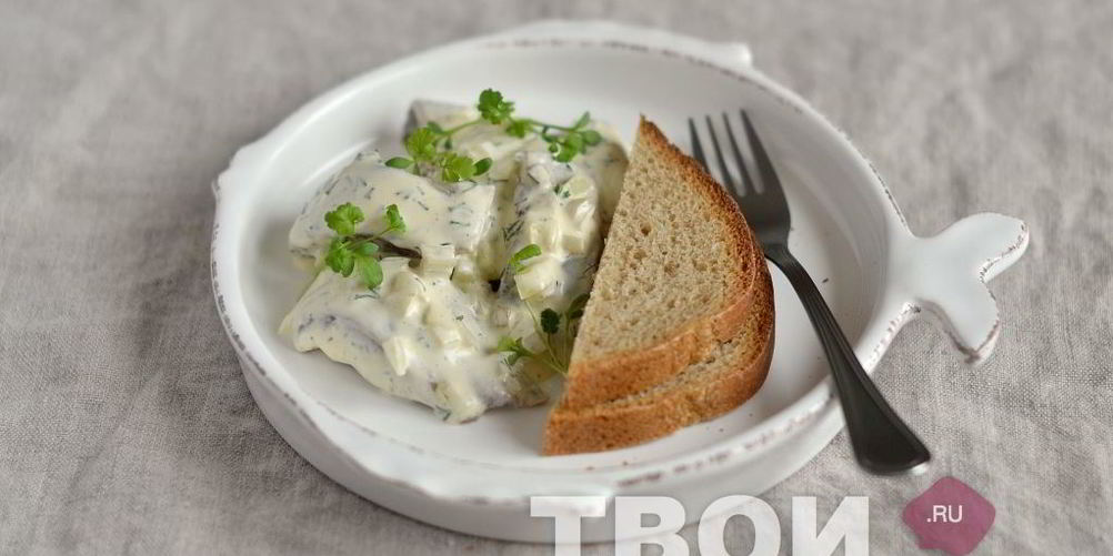 Рецепт сельдь с яблоками