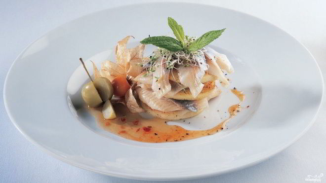 Рецепт Сельдь с яблоками