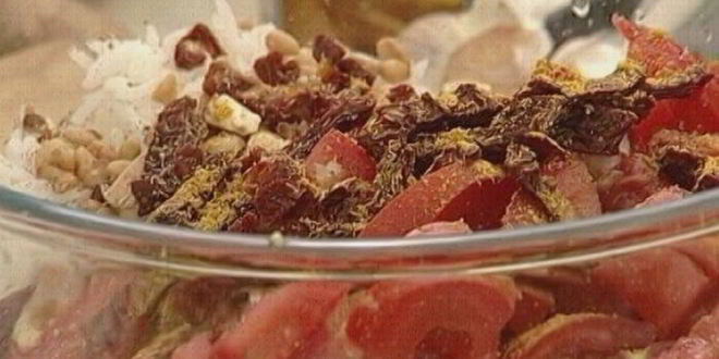 Рецепт семга на гриле, фаршированная рисом