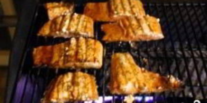 Рецепт семга на гриле