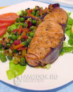 Семга в маринаде