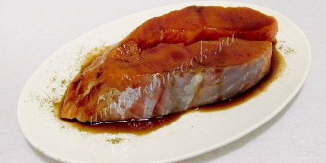 Рецепт семга в маринаде