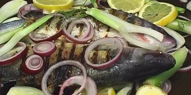 Рецепт сибас, запеченный в духовке