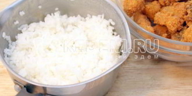 Рецепт сом жареный в панировке с рисом