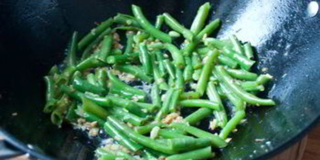 Рецепт стир-фрай из рыбы с зеленой фасолью