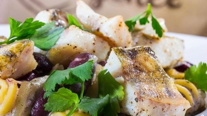 Рецепт Судак под сливочным соусом