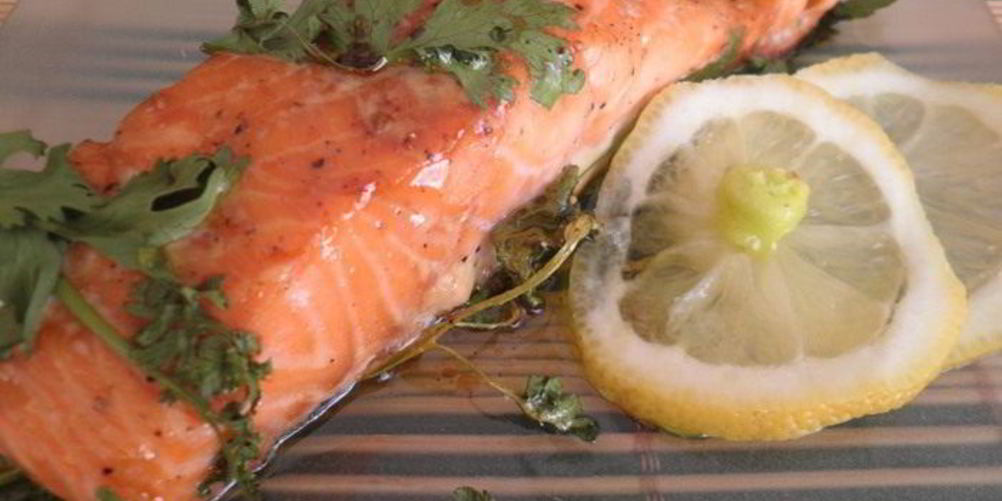 Как приготовить томная семга