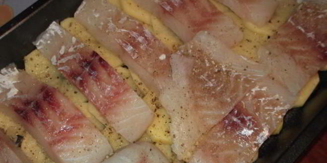 Рецепт треска, запеченая с картофелем