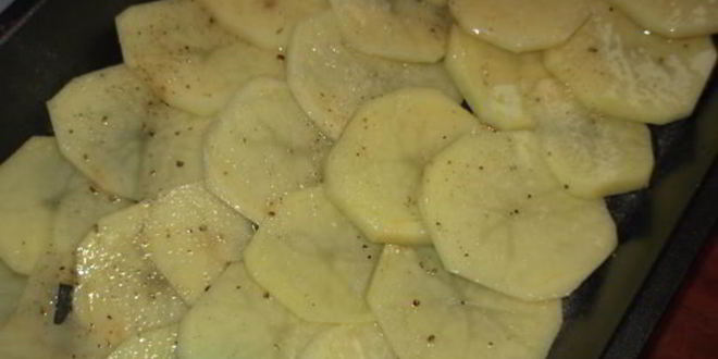 Рецепт треска, запеченая с картофелем