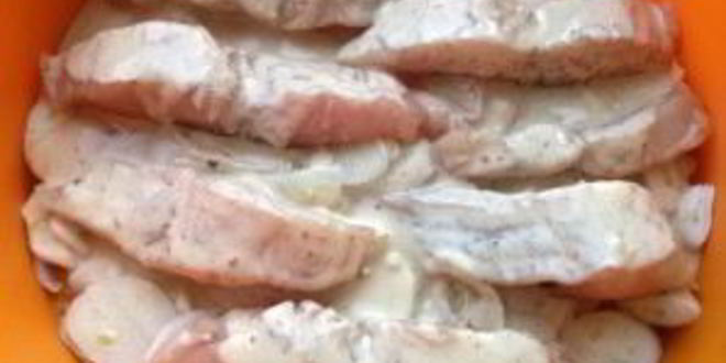 Рецепт треска, запеченная под соусом