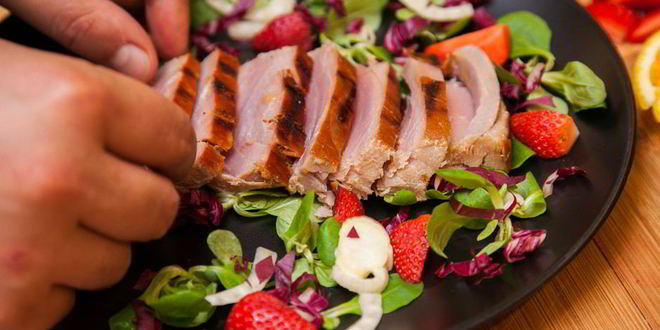 Рецепт тунец на гриле