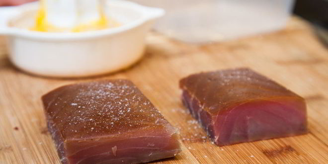 Рецепт тунец на гриле