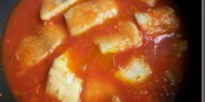 Рецепт тушеная рыба в томатном соусе