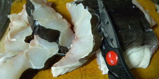 Рецепт угорь со сливочным соусом, тушенный в апельсиновом соке с травами и калиной