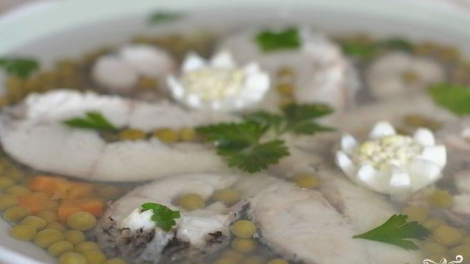 Рецепт Заливная рыба с желатином