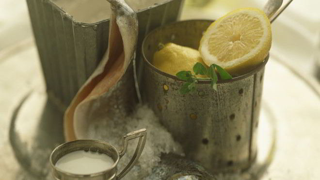 Рецепт Запеченная форель в сливках