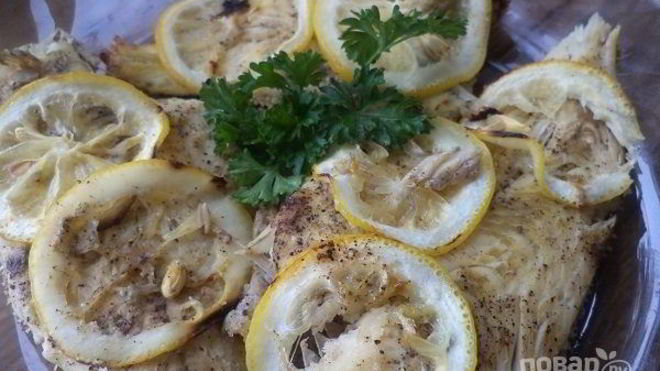 Рецепт Запеченная камбала