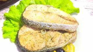 Рецепт Запеченная семга с лимоном