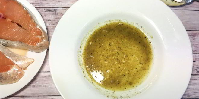 Рецепт запеченная семга с лимоном