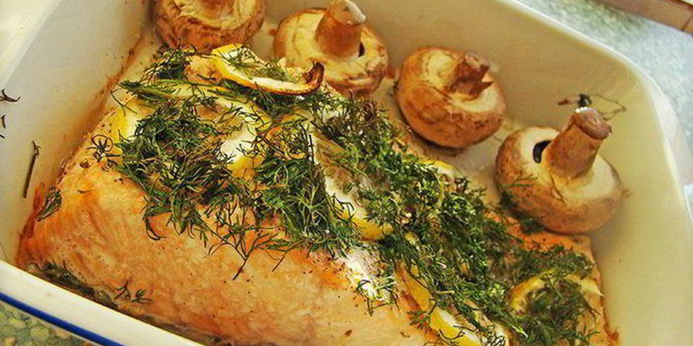 Как приготовить запеченная семга