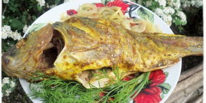 Рецепт запеченные зеркальные карпы