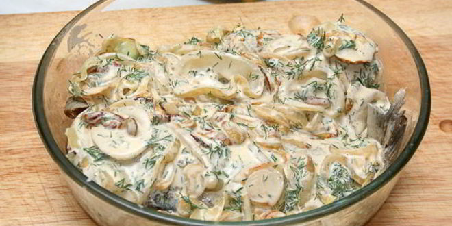 Рецепт запеченые караси с луком