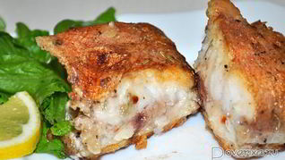 Рецепт Жареный морской окунь