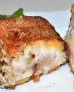 Жареный морской окунь