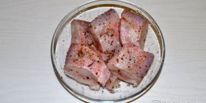 Рецепт жареный морской окунь