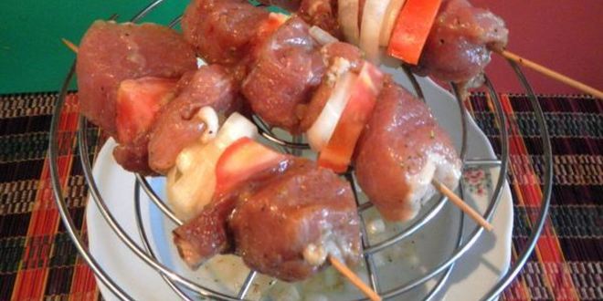 Рецепт домашний шашлык в микроволновке
