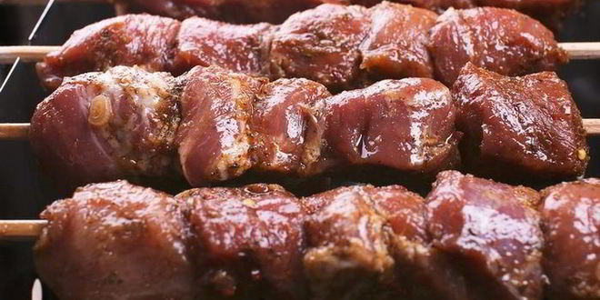 Рецепт классический шашлык из свинины
