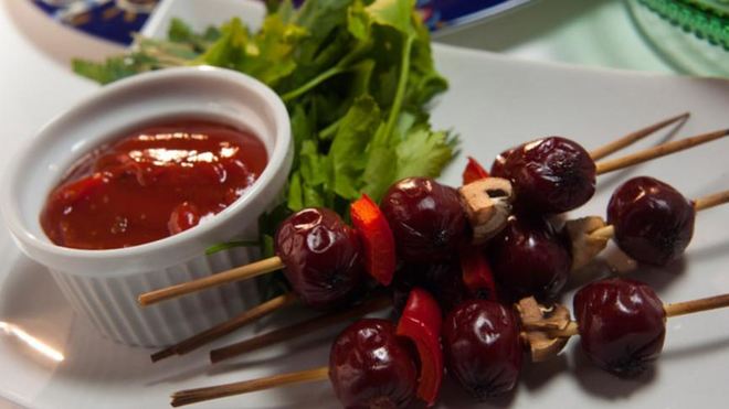 Рецепт Копченые шашлычки с овощами