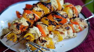 Рецепт Куриный шашлык, маринованный в йогурте