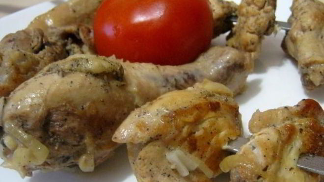 Рецепт Куриный шашлык с уксусом